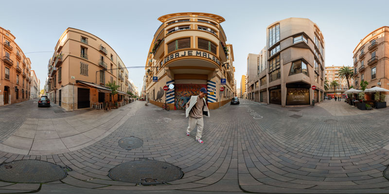 Zalando y su nueva colección 2021 en Google Street View