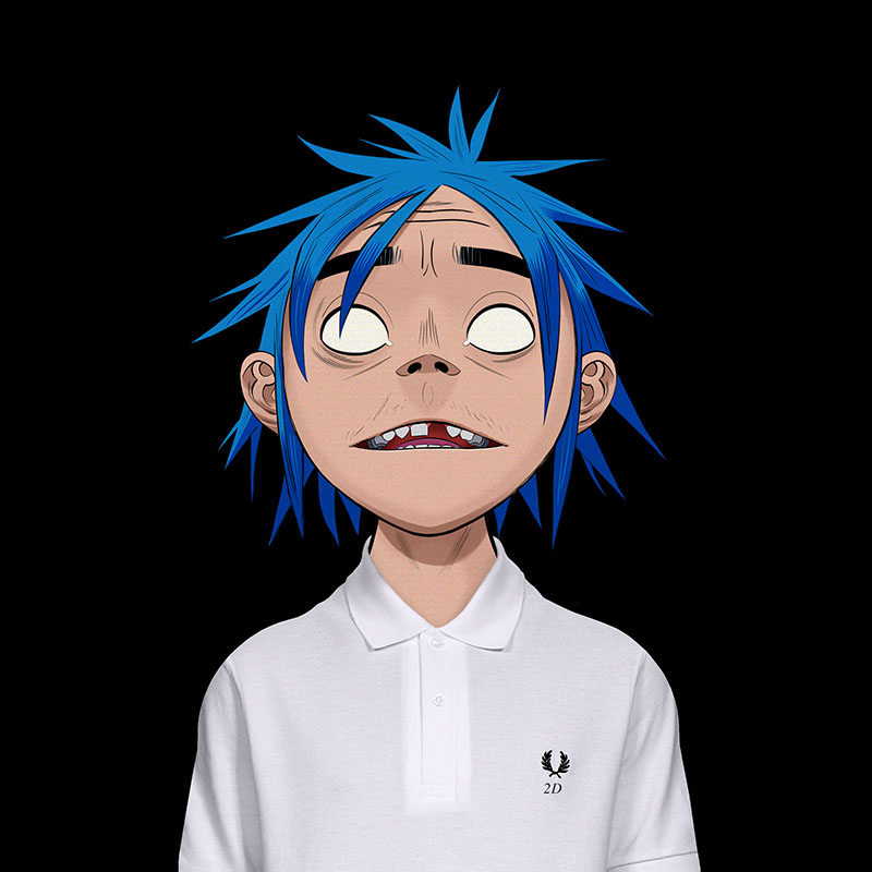 Fred Perry x Gorillaz campaña 2021 polo Fred Perry M3 polo Fred Perry M12