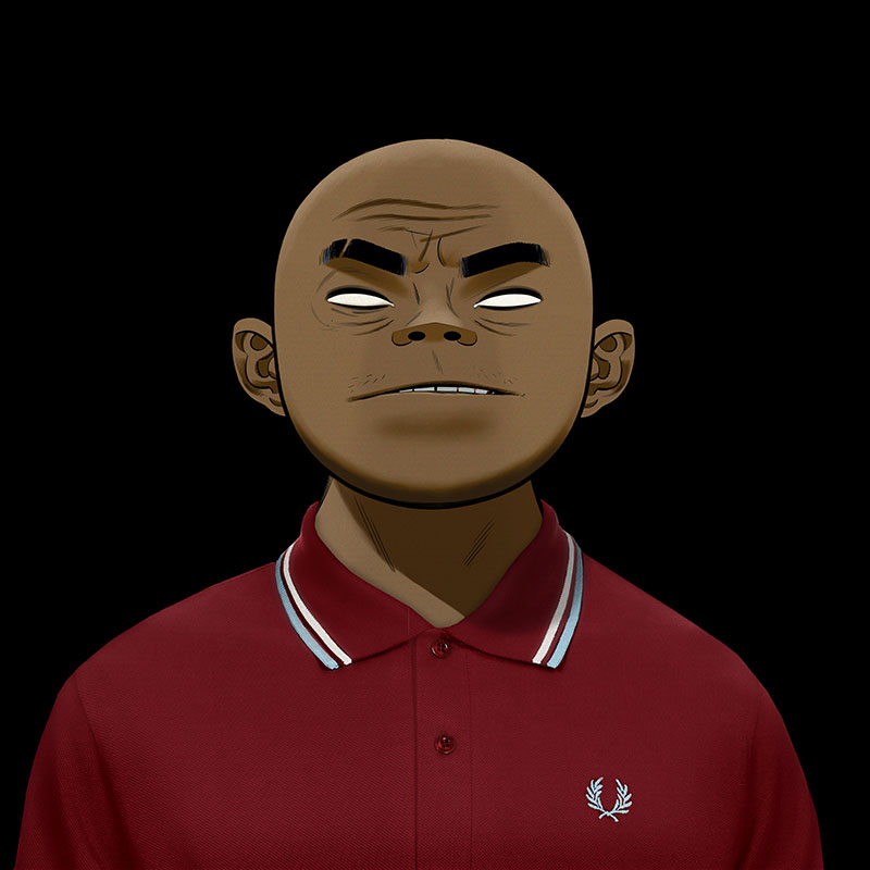Fred Perry x Gorillaz campaña 2021 polo Fred Perry M3 polo Fred Perry M12