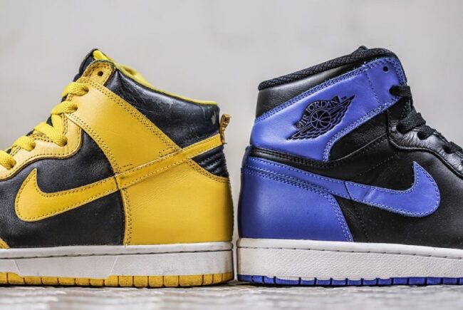 Nike Dunk y Air Jordan 1: grandes y pequeÃ±as diferencias entre sneakers