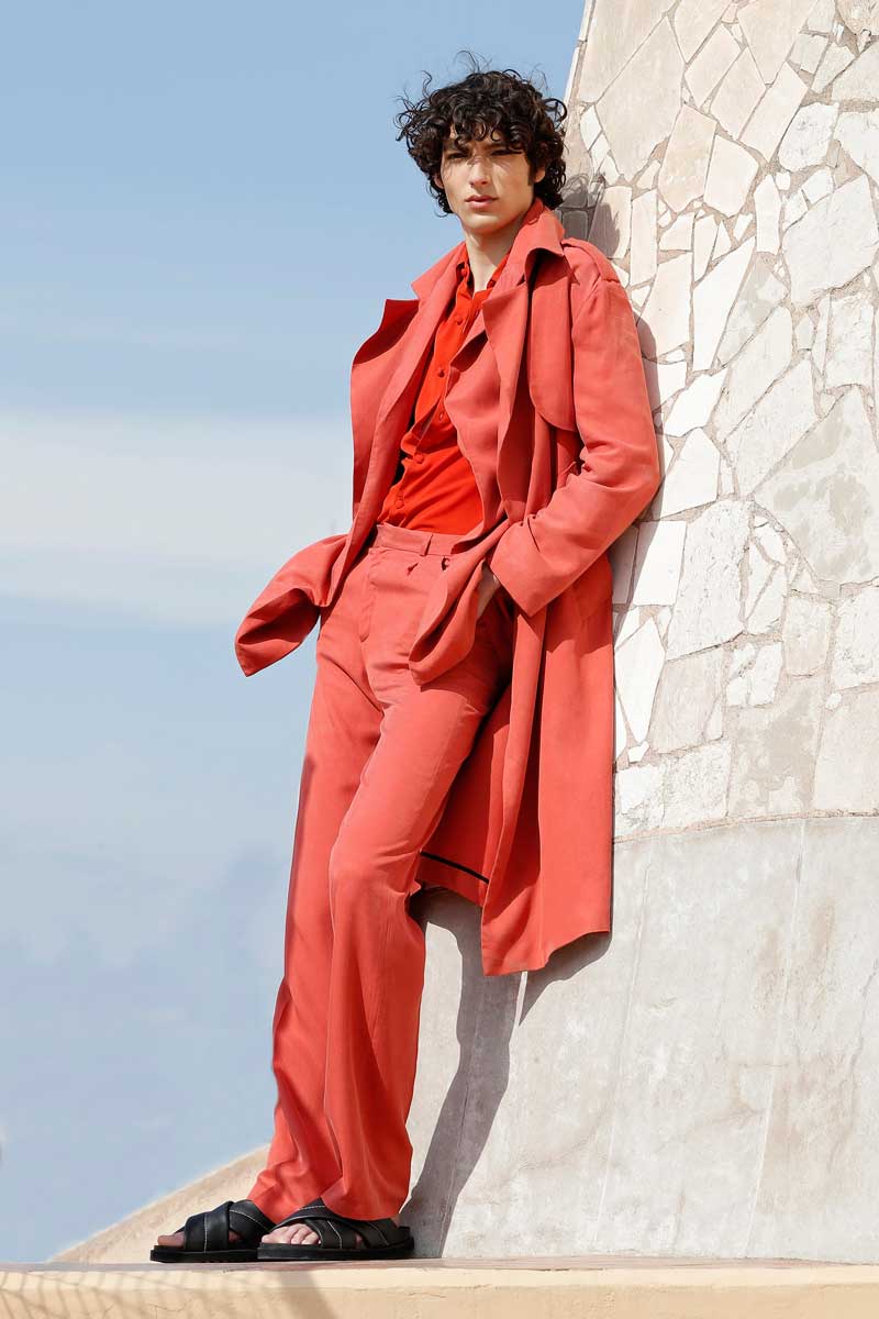 Pablo Erroz por las nubes en 080 Barcelona Fashion 2021