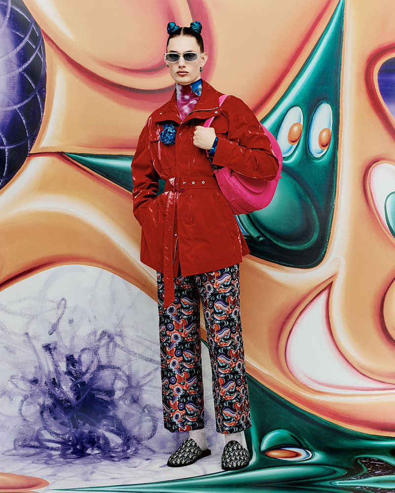 La obra de Kenny Scharf en la campaña de Dior Men's Fall21