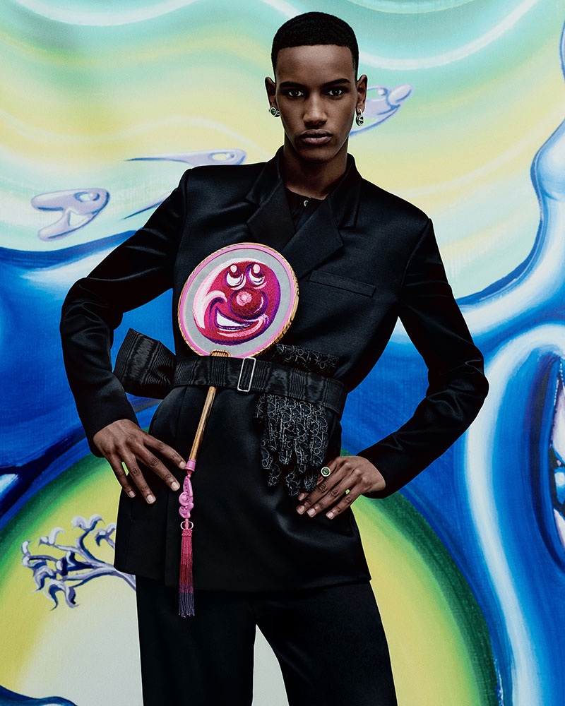 La obra de Kenny Scharf en la campaña de Dior Men's Fall21