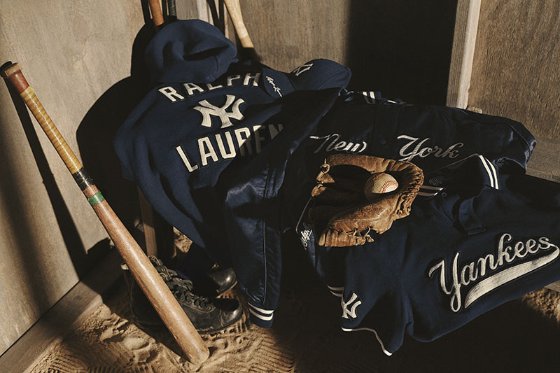 colección especial de béisbol de Ralph Lauren con la Liga Mayor de Béisbol