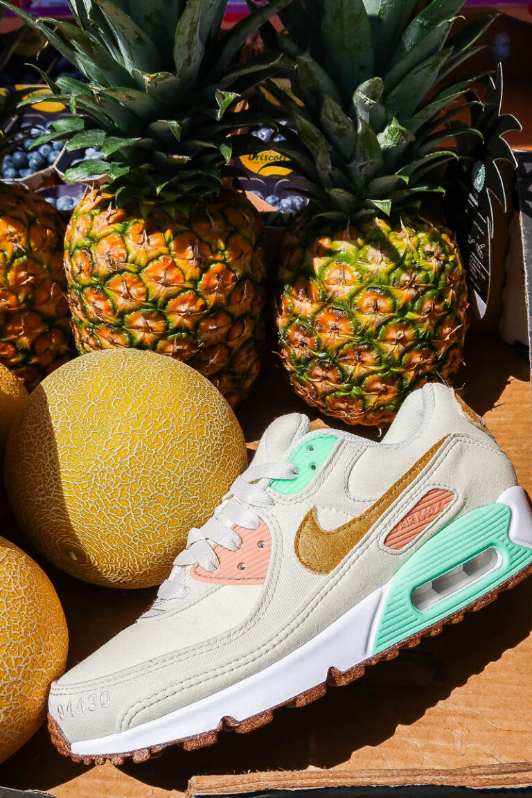 Zapatillas de piña que parecen de cuero, Air Max 90 en Zalando