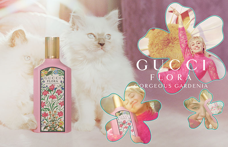 ¿A qué huele Miley Cyrus? Gucci Flora Gorgeous Gardenia