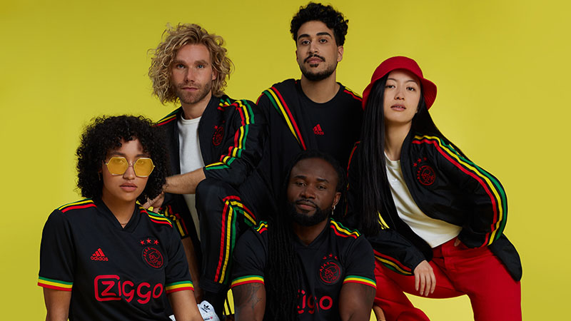 El Ajax se inspira en Bob Marley para su tercera equipación adidas