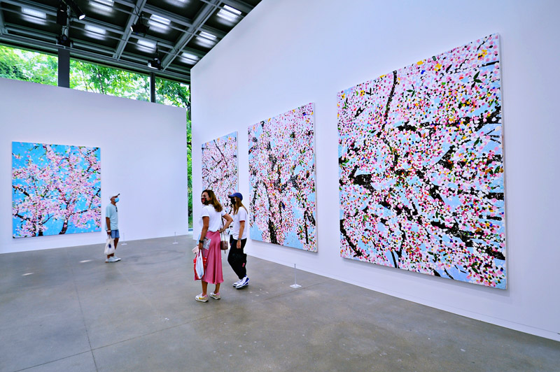 'Cherry Blossoms' de Damien Hirst @ Fundación Cartier Paris