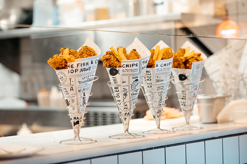 El mejor fish and chips en Madrid: The Fish and Chips Shop