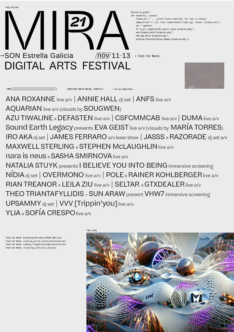 MIRA 2021 el festival de artes digitales de Barcelona