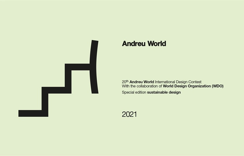 Andreu World concurso Internacional Diseño: cartel de la edición 2021