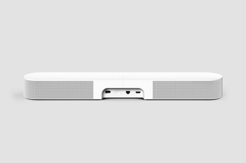 Sonos Beam: la barra de sonido en blanco vista por detrás