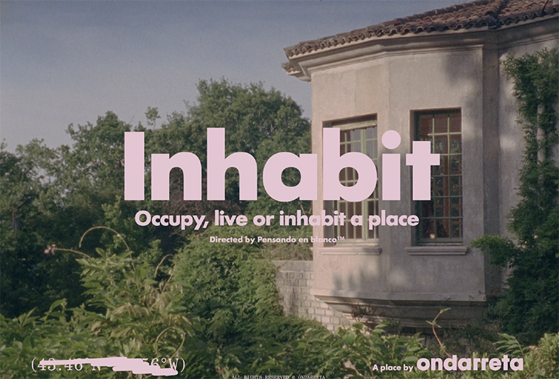 Inhabit Ondarreta, poesía visual de una villa en Biarritz