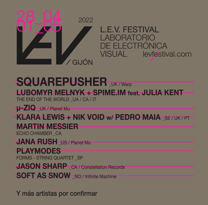 LEV Gijon 2022 festival electronica laboral