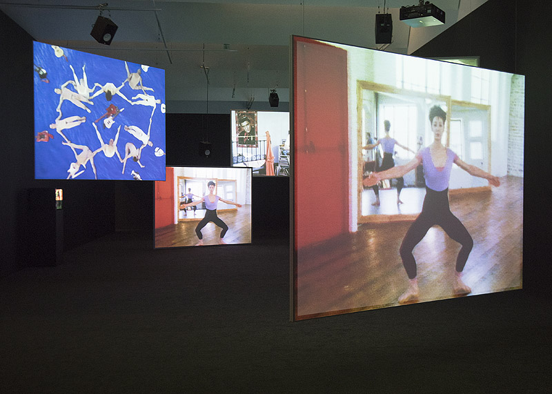 Michael Clark - vista de la exposición