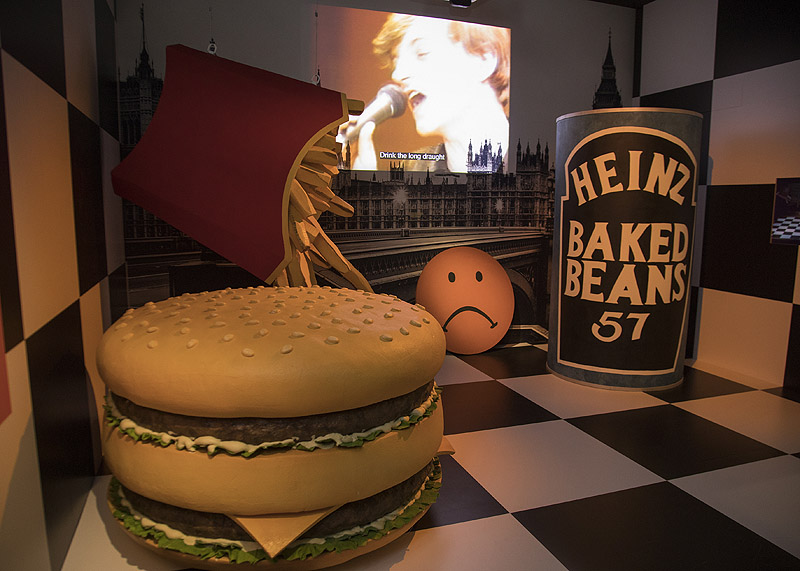 Michael Clark - vista de la exposición