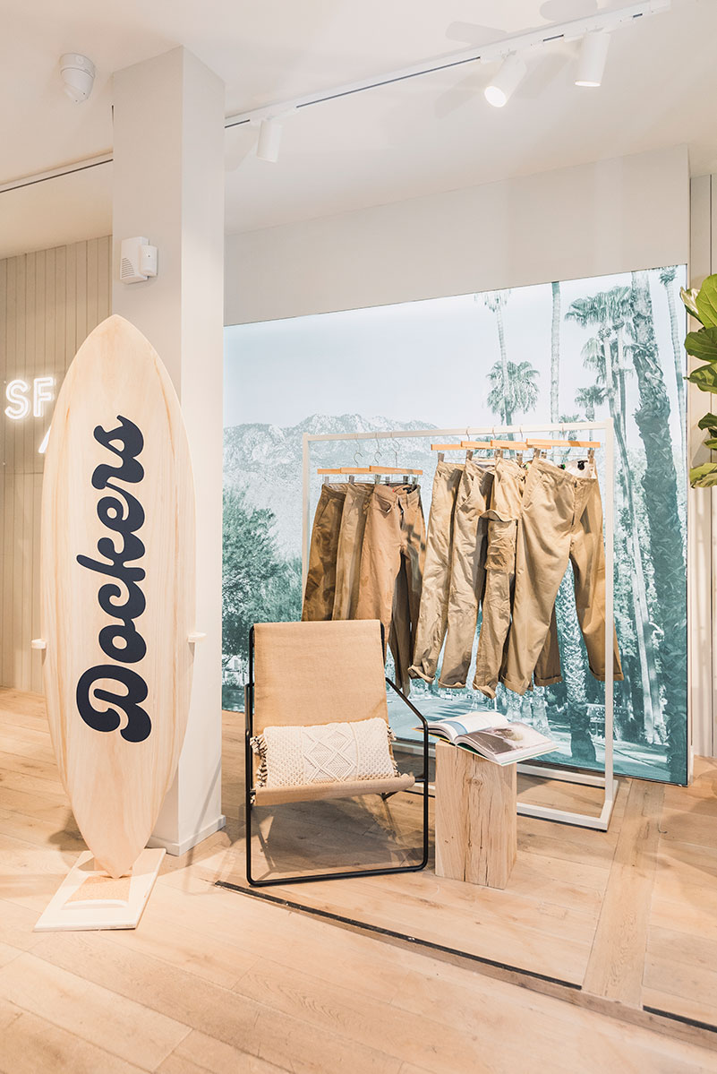 Dockers abre una nueva tienda en Madrid al estilo surfer