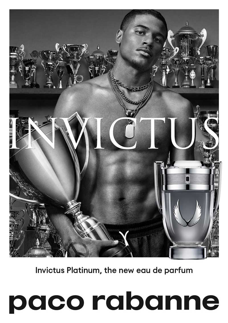 ¿Quién es el modelo del anuncio Invictus de Paco Rabanne?