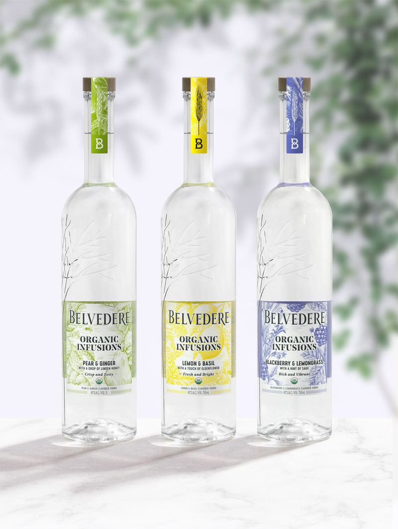 Belvedere Organic Infusions: vodka hecho con la naturaleza