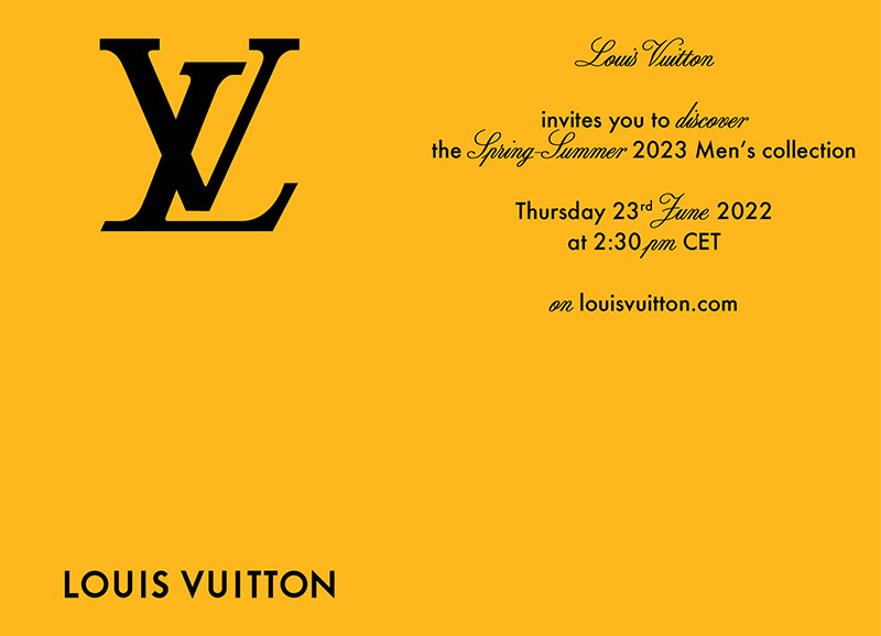 El desfile de Louis Vuitton SS23 Men's en directo desde PFW