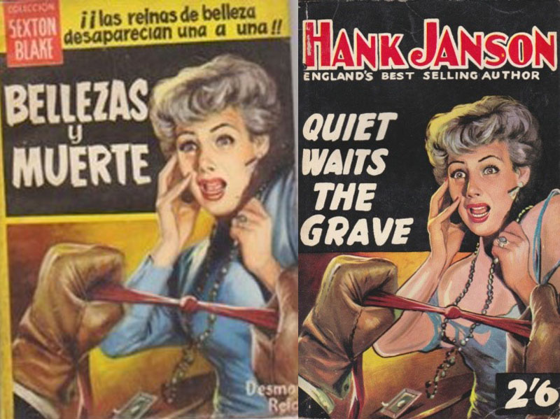 La censura en la época franquista de la portadas de novelas policiacas: diferentes opciones de cubiertas