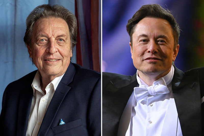 EL padre de Elon Musk: Errol Musk y Elon Musk