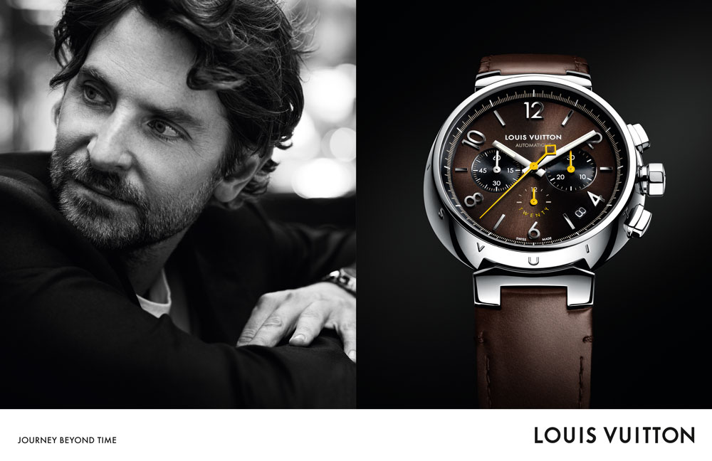 El reloj de Bradley Cooper es Tambour de Louis Vuitton