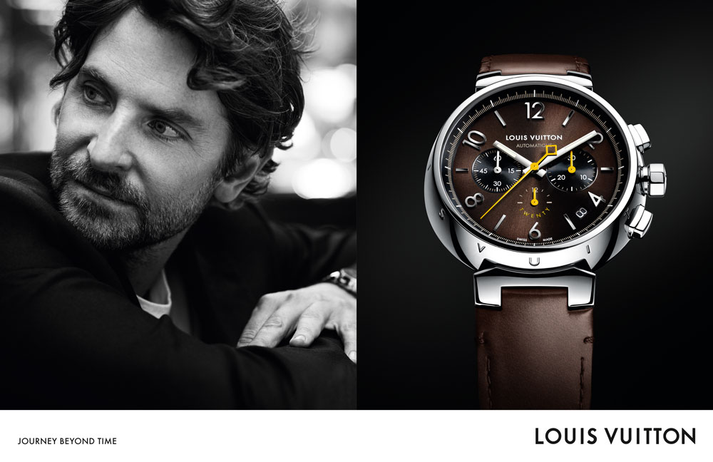 Bradley Cooper: embajador del reloj Tambour de Louis Vuitton