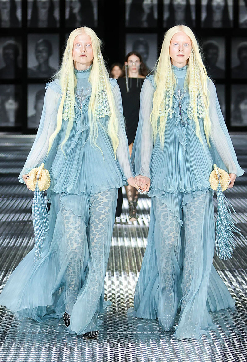 Desfile de moda Semana de la moda de Milán gemelos twins primavera verano 2023