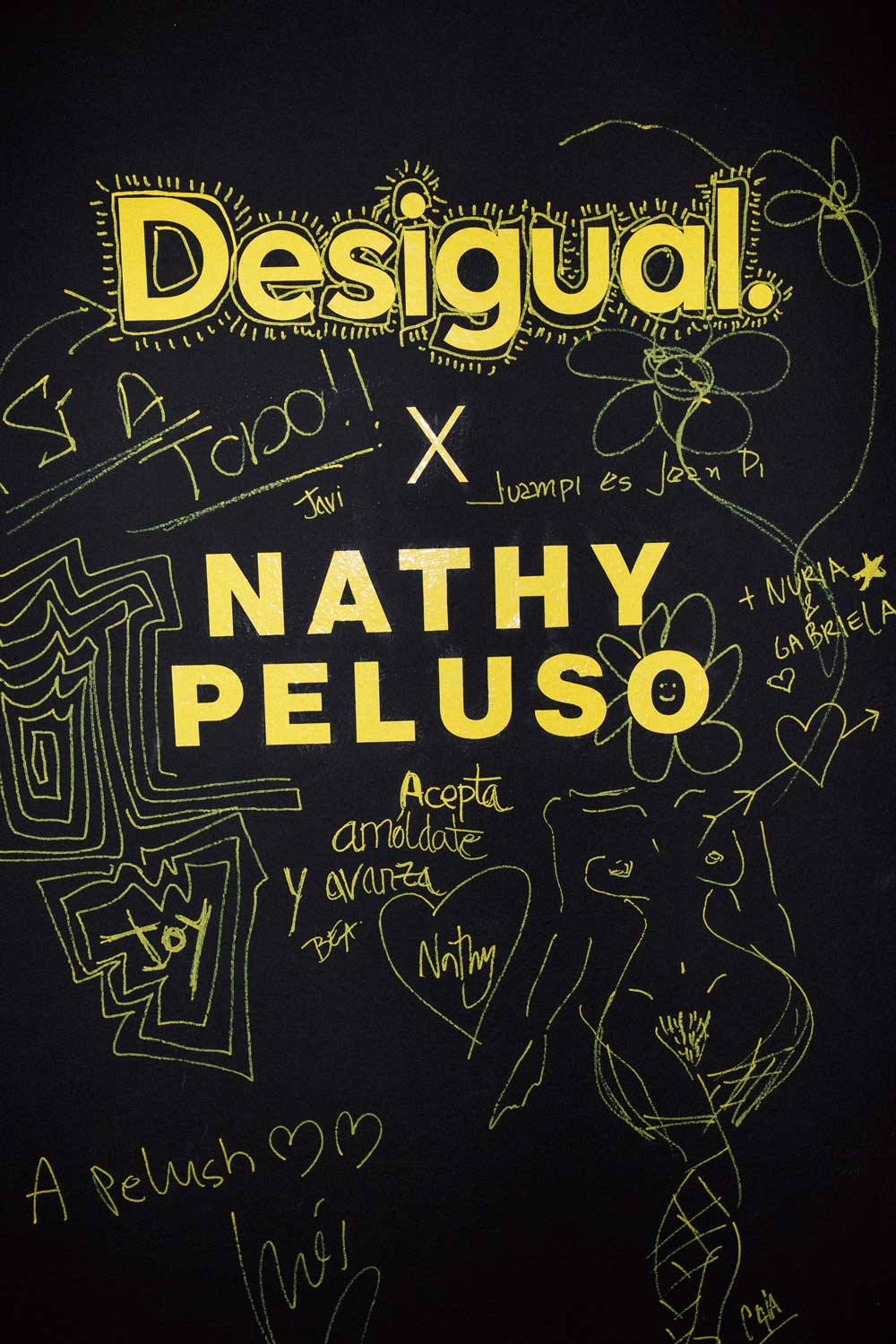 Nathy Peluso al desnudo para la marca de moda Desigual
