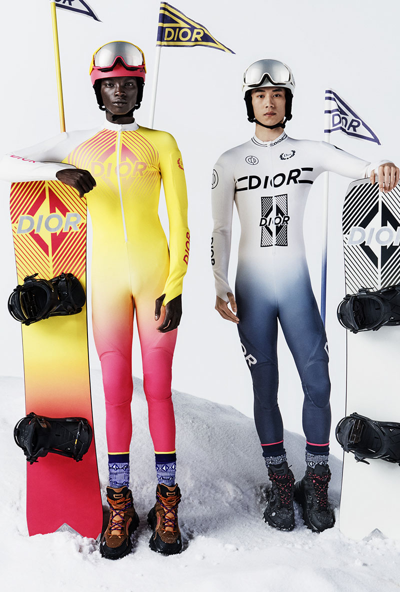 colección de ropa de esquiar de lujo accesorios de esquí colección cápsula primavera 23 casa de moda francesa POC, Descente y AK SKI