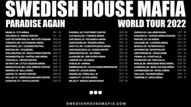 Vuelve Swedish House Mafia con gira parada en España
