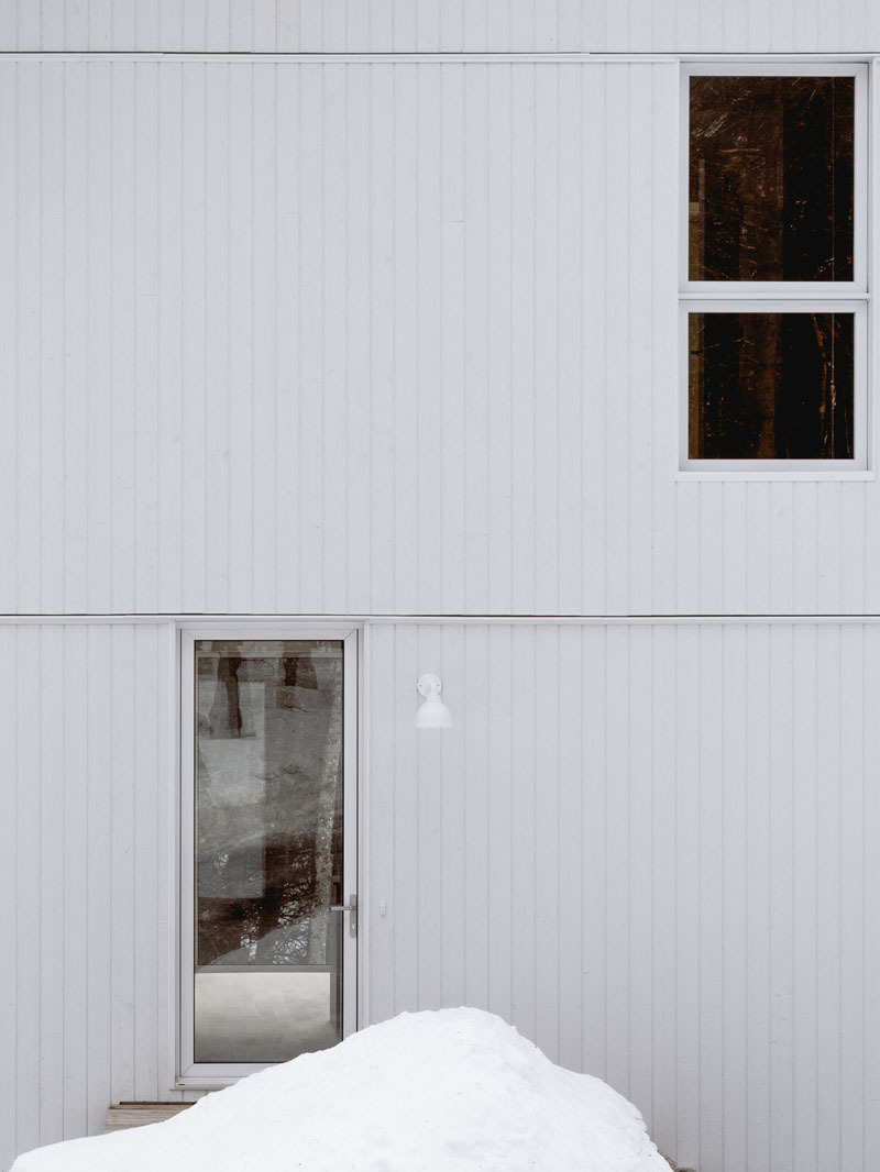 Schnee-Eule de L'Abri, el chalet mimetizado de invierno