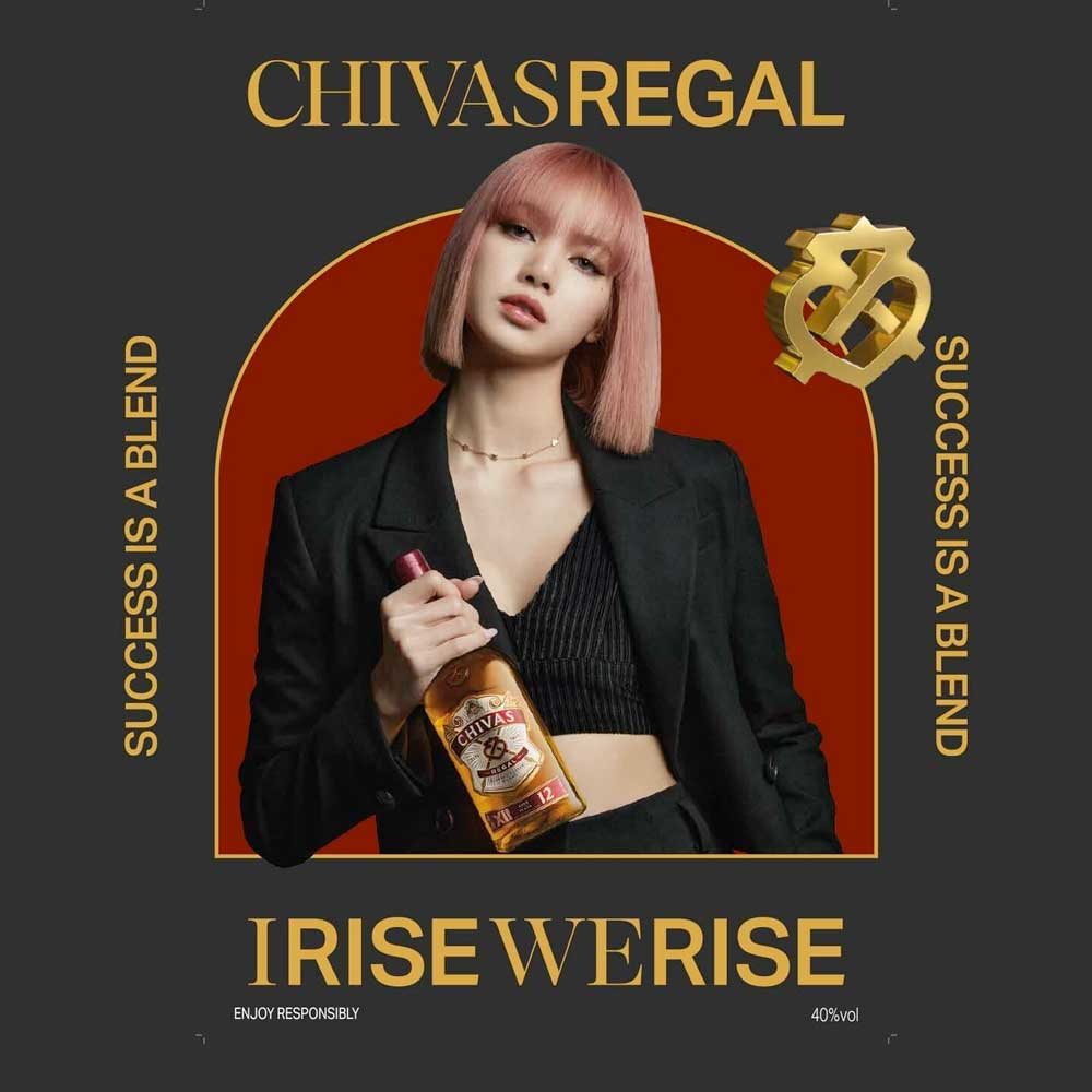 lisa blackpink chivas regal