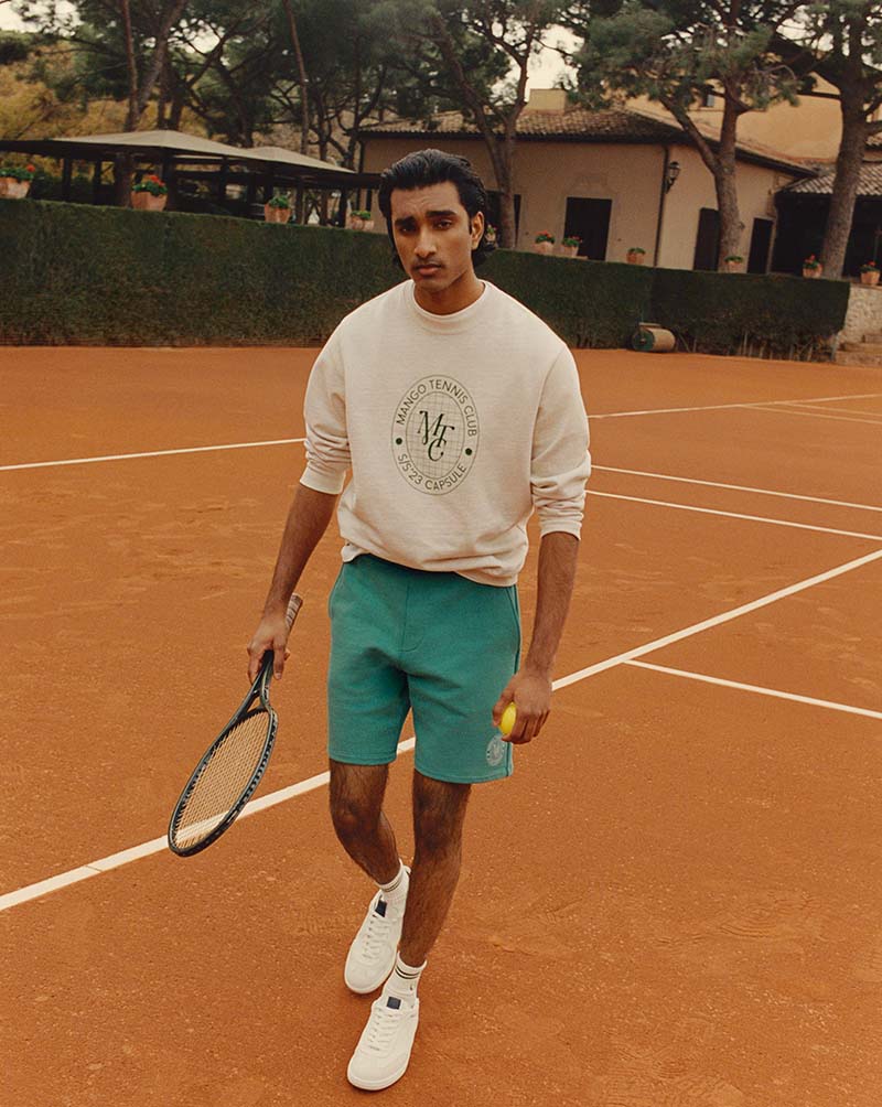 La colección de Mango se inspira en el tenis y el après-sport retro
