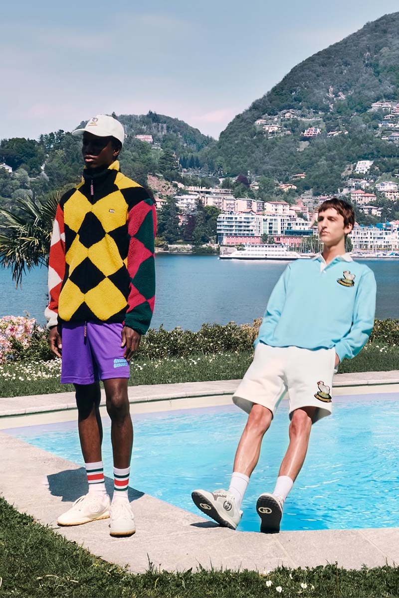Gucci y Rowing Blazers llenan de color el estilo preppy