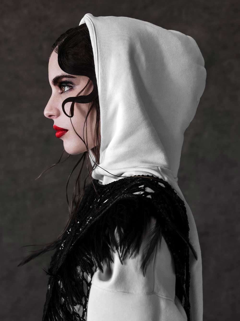 Sportswear de noche para vampiras góticas de moda