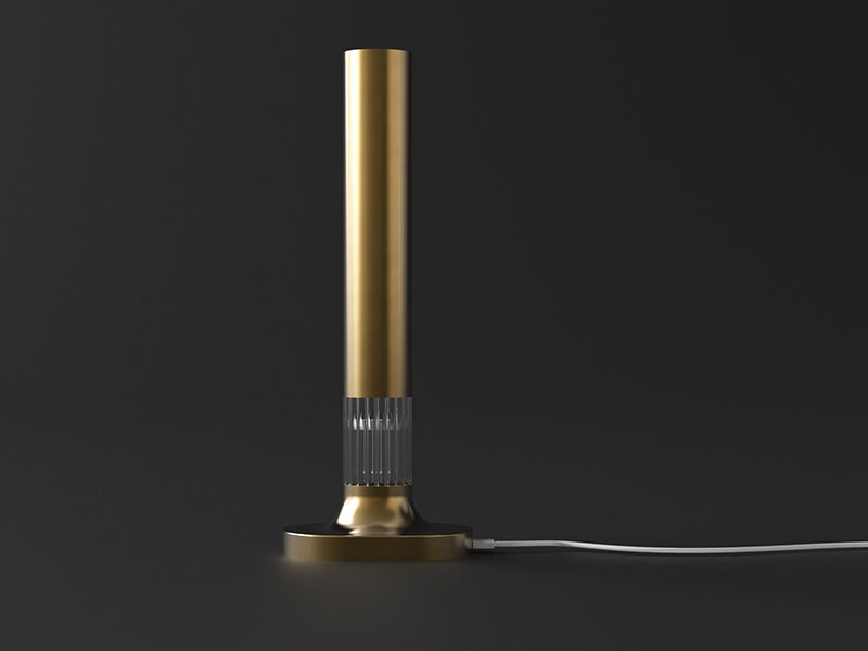 Canneté: lámpara de mesa inalámbrica de Angelo Mammoliti