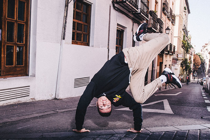 Xak de la torre breakdance bailarin profesional