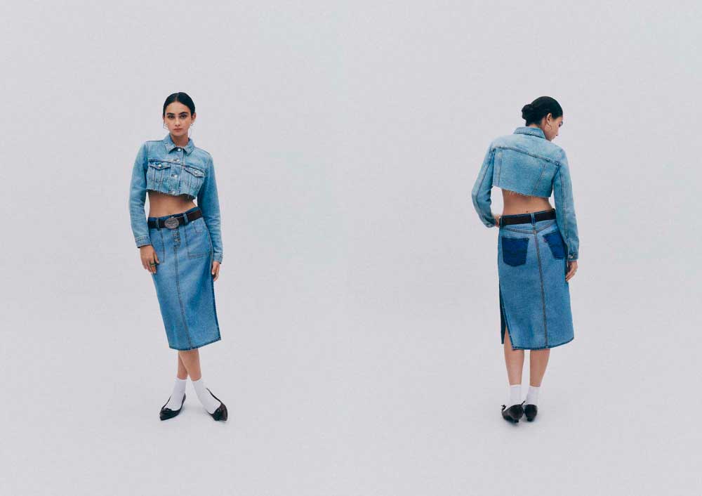 back in blue levi's fall 2023 campaña