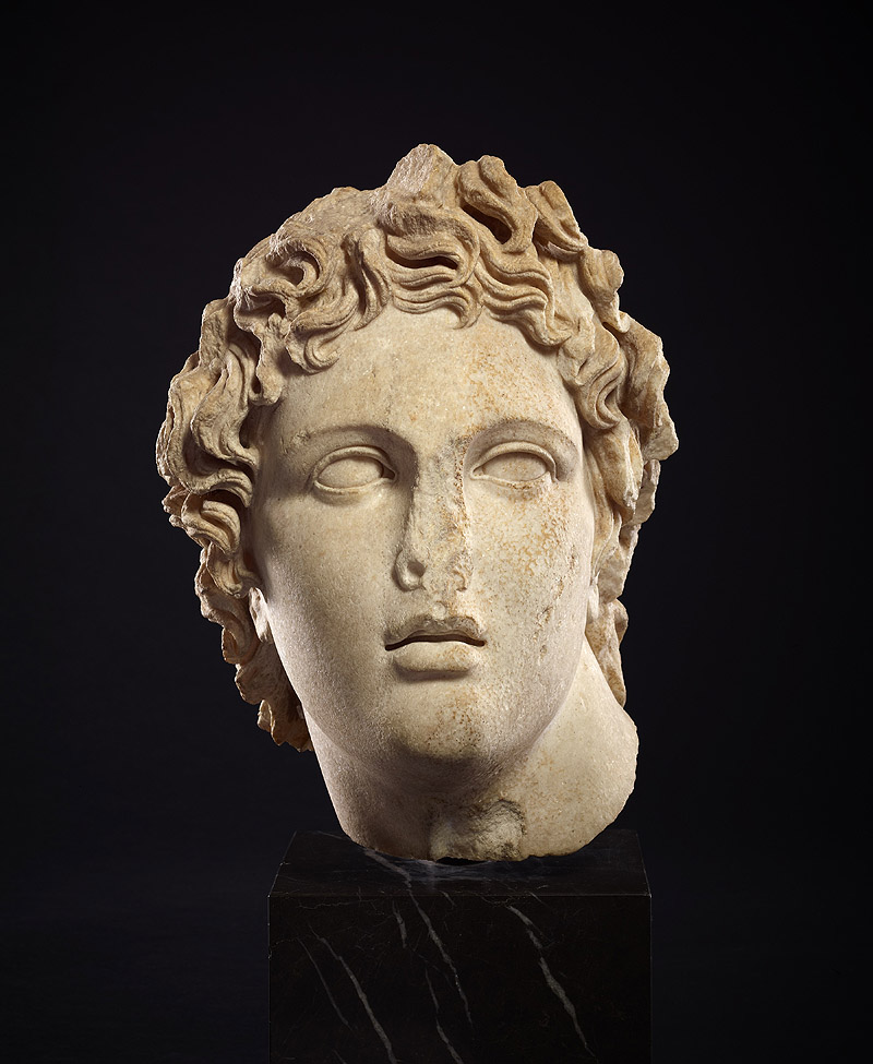 la imagen humana - cabeza de escultura griega