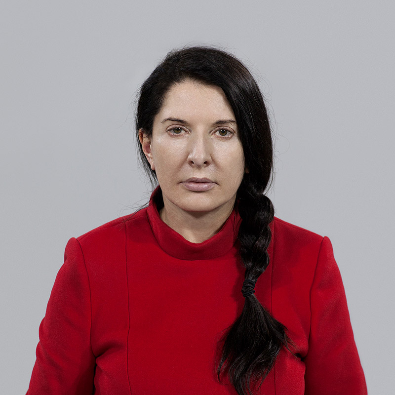 Marina Abramovic - retrato de la artista