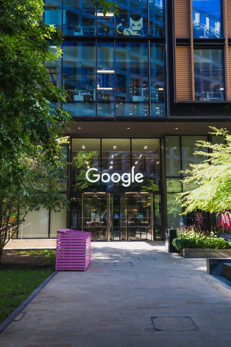 Google SynthID: fotografía de las oficinas de Google.