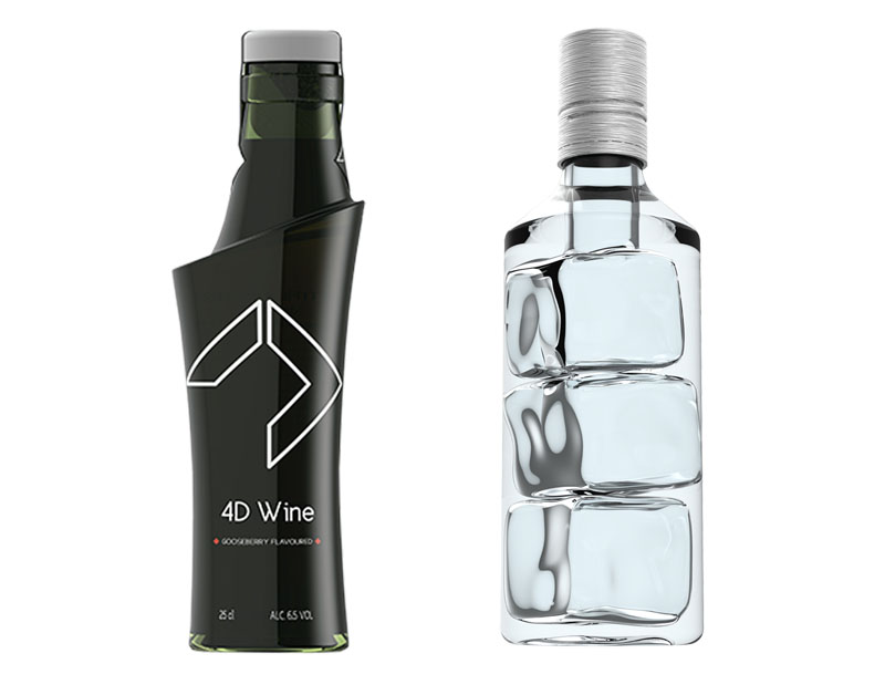 Vidrala Master Glass Design Contest: dos prototipos de botellas