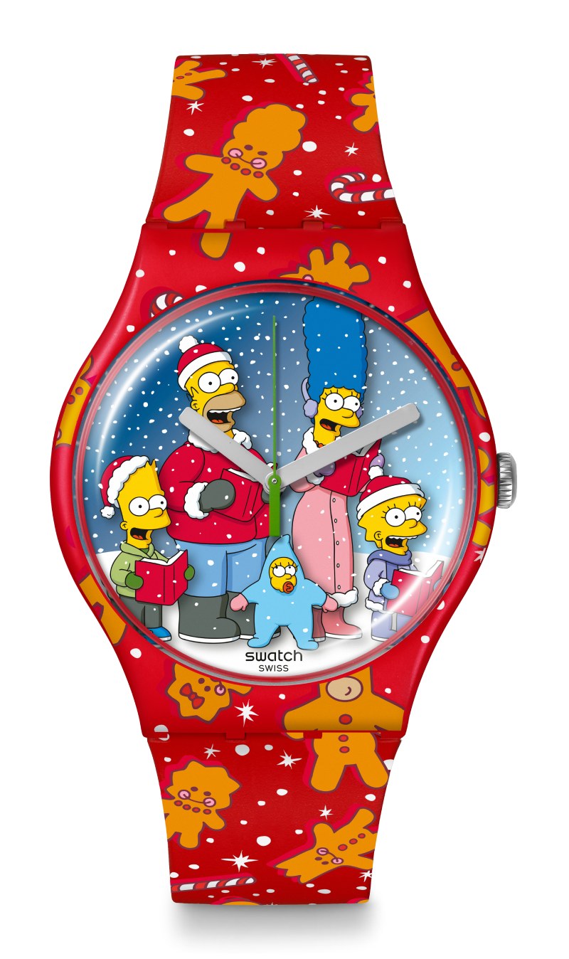 Swatch y Los Simpson se ponen muy navideños