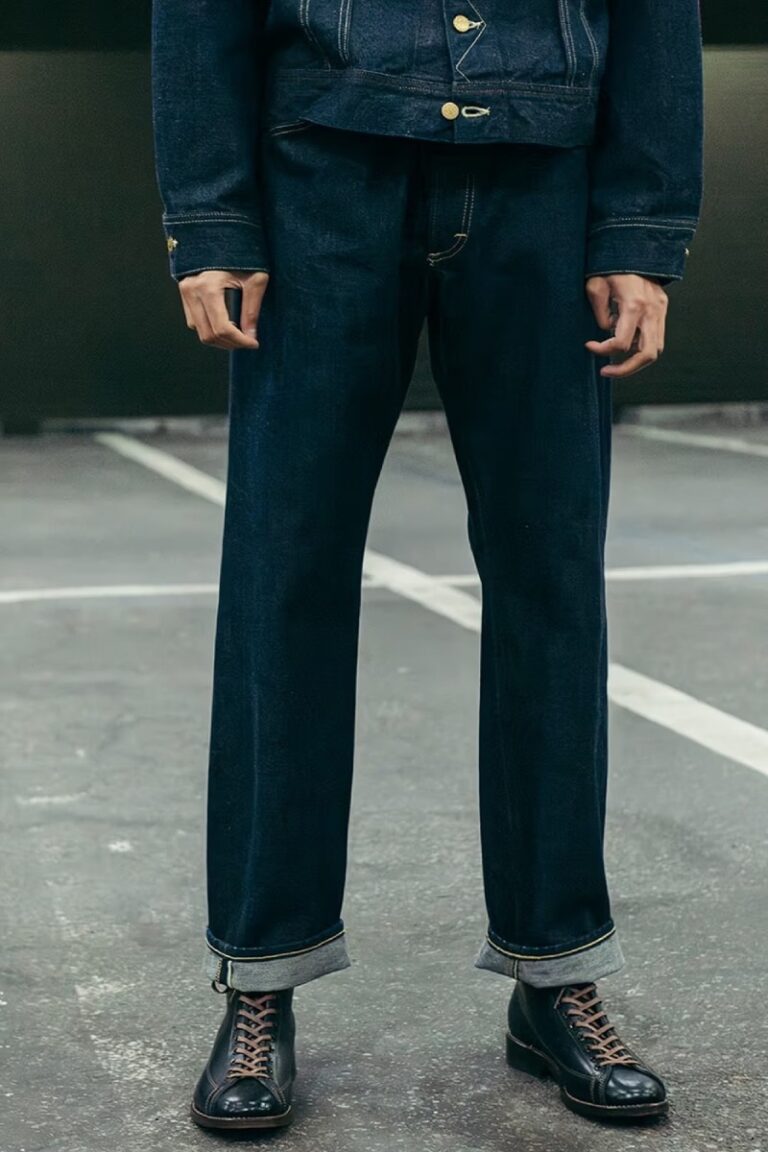 Short Combinaison Denim Schott NYC - Style Militaire Décontracté