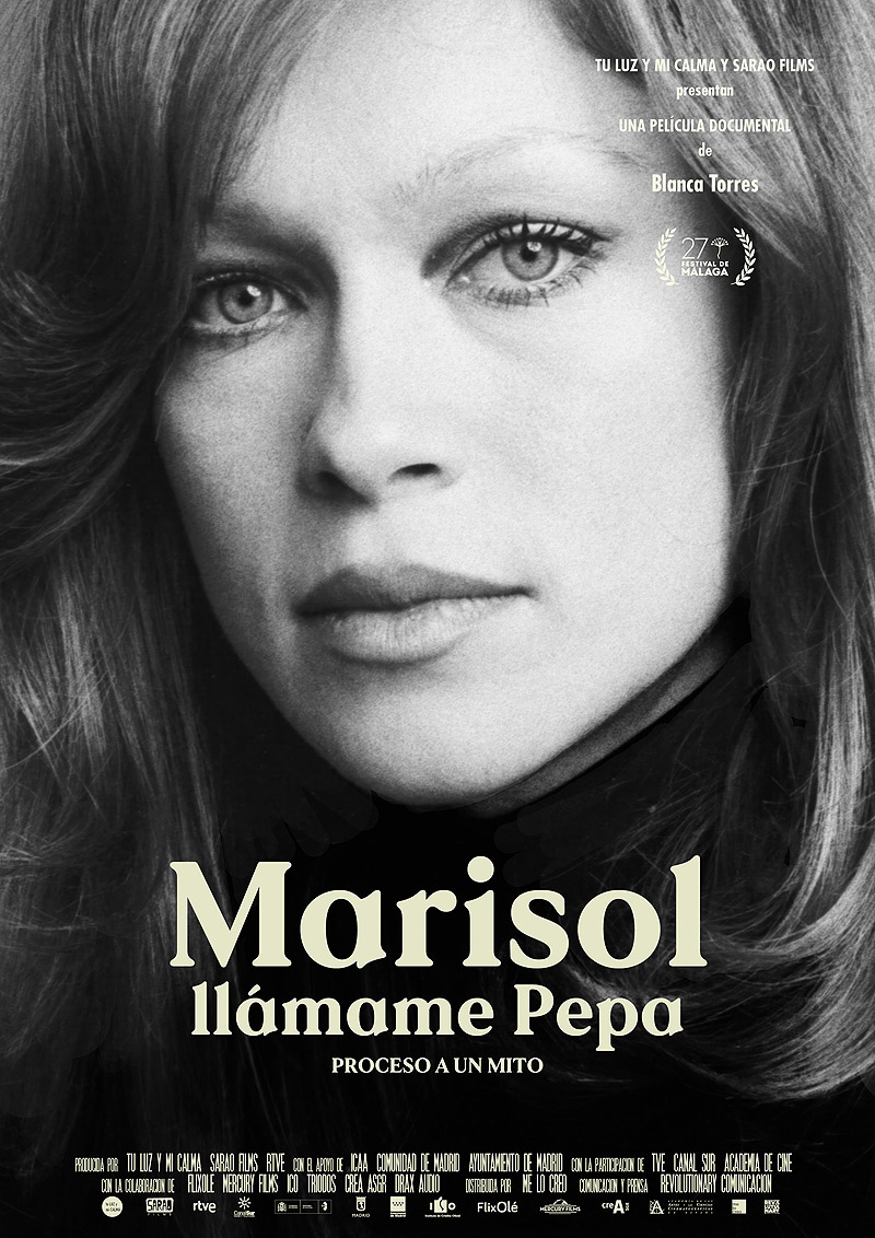 Marisol, llamame Pepa - cartel del documental sobre la artista