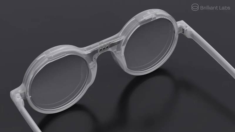 Gafas inteligentes: las gafas Frames en color transparente.