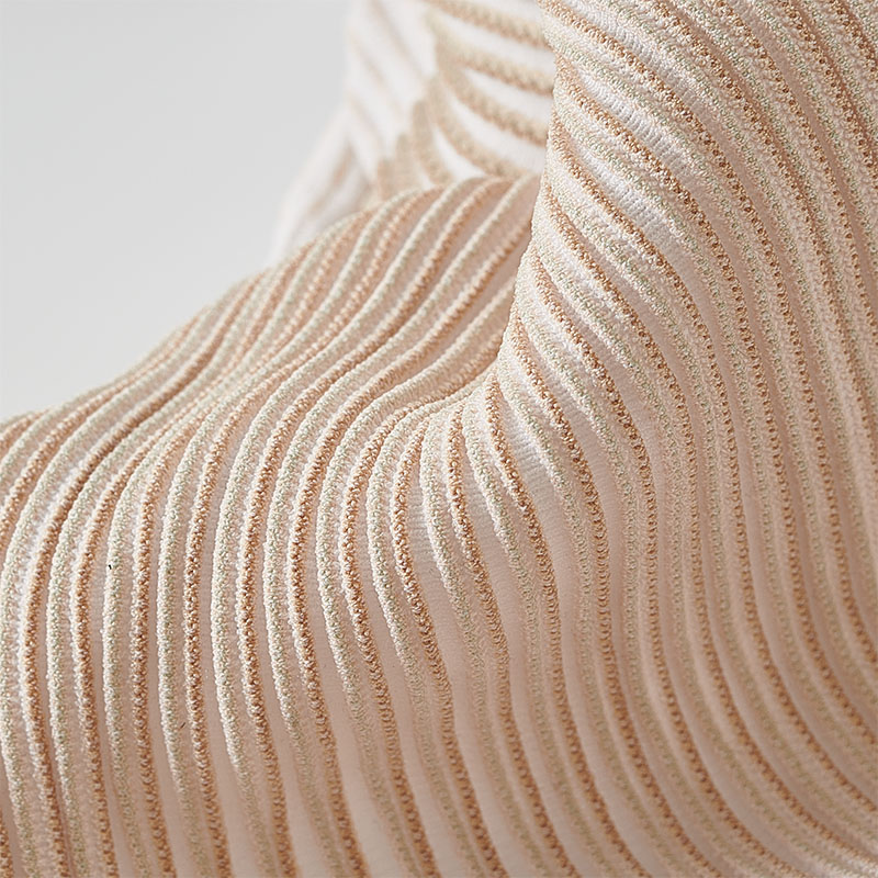 Meike Harde Knit Vibia: un primer plano de la textura de la lámpara