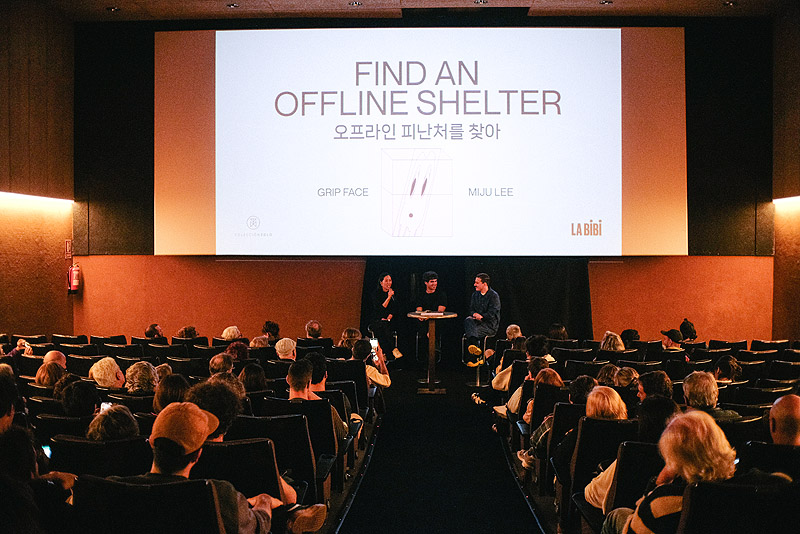 Find an offline shelter - imagen de la presentación en cine del documental